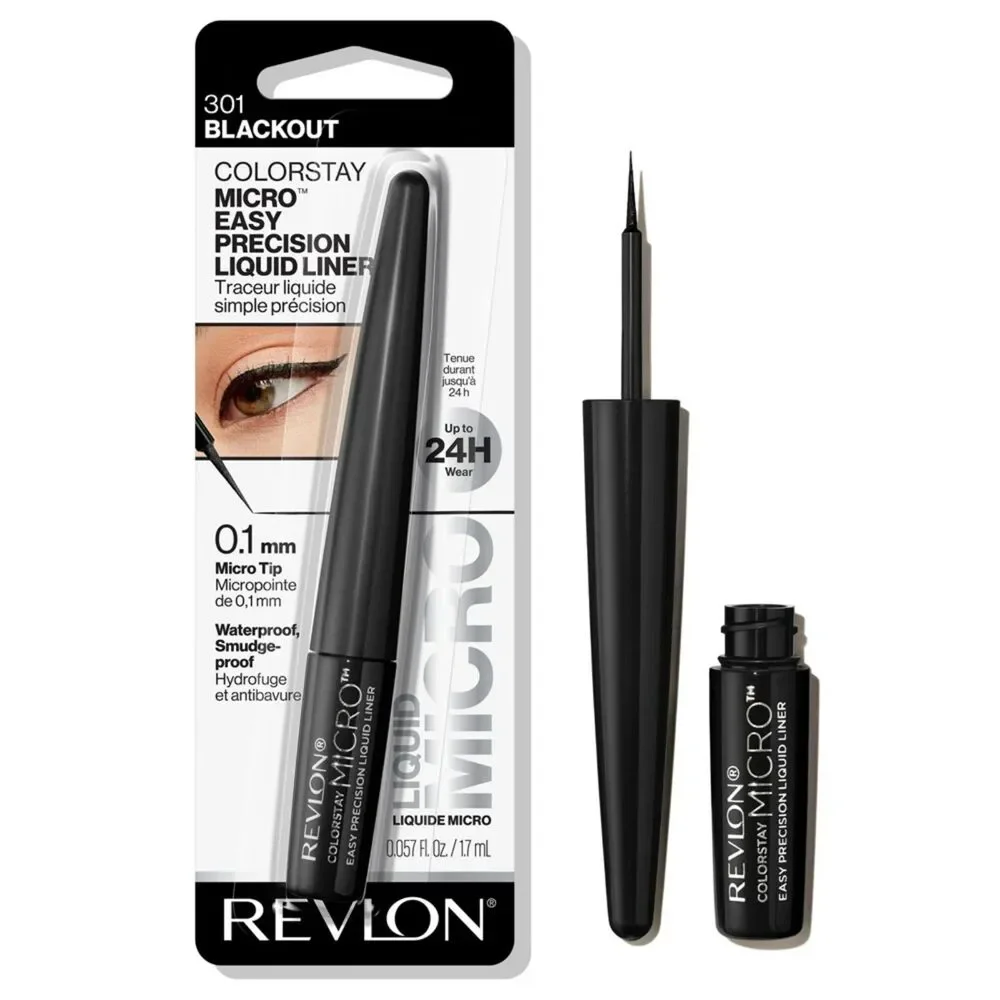 Revlon Colorstay Micro Liquid Waterproof Eyeliner 301 Blackout NEW